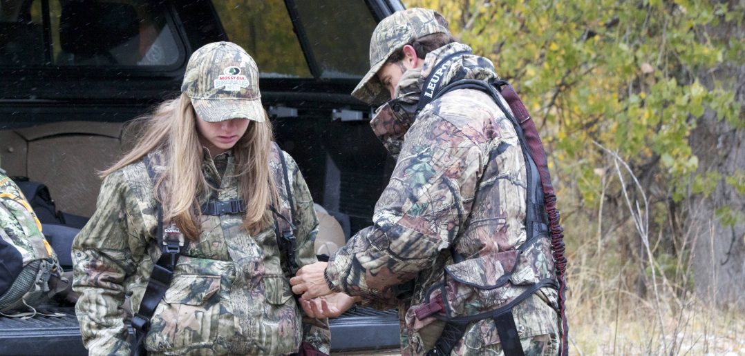hunters wearing camo